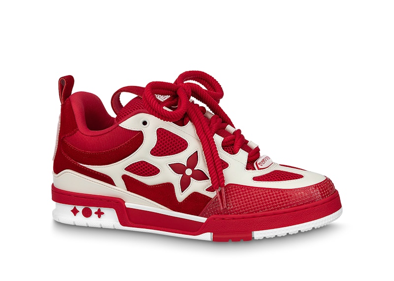 Louis Vuitton Lv Skate Sneaker Red White