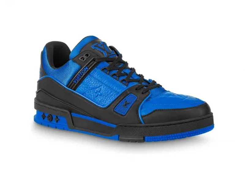 Louis Vuitton Lv Trainer Black Blue