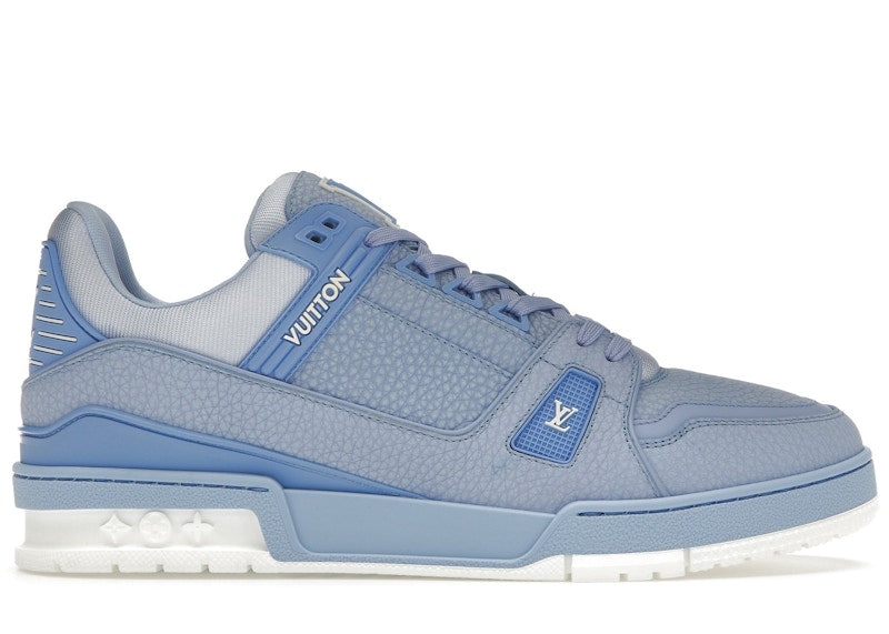 Louis Vuitton Lv Trainer Light Blue White