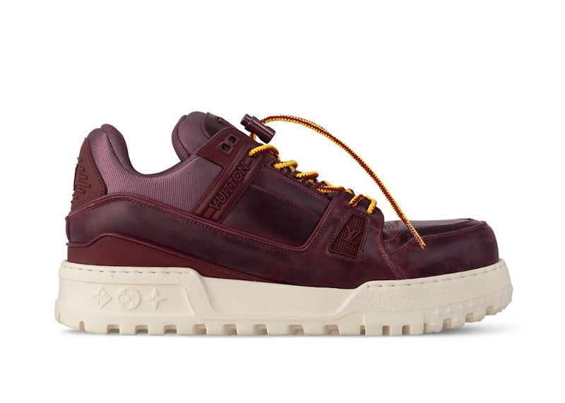 Louis Vuitton Lv Trainer Maxi Bordeaux Red