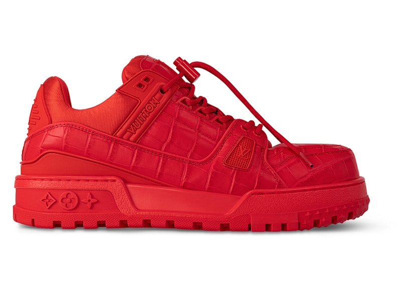 Louis Vuitton Lv Trainer Maxi Sneaker Red