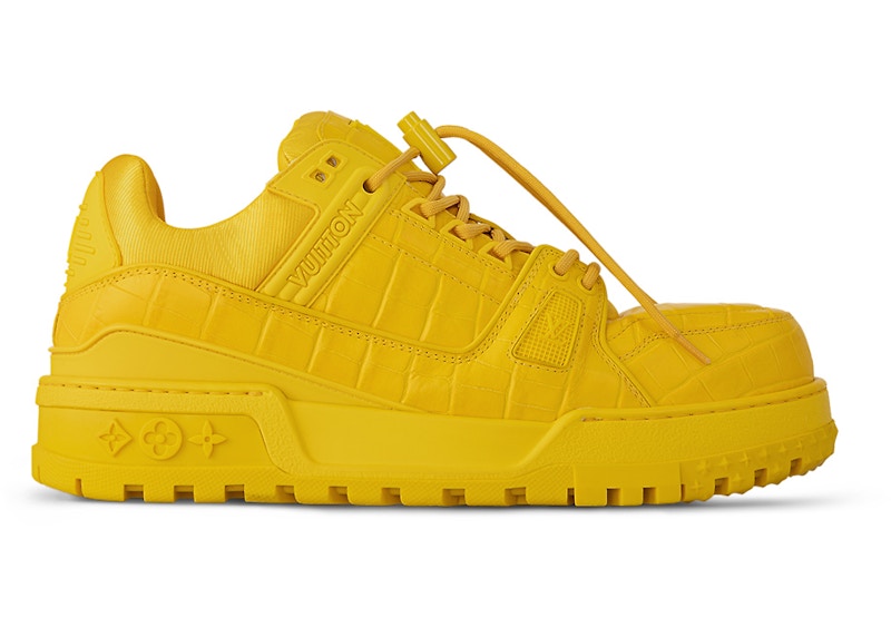 Louis Vuitton Lv Trainer Maxi Sneaker Yellow