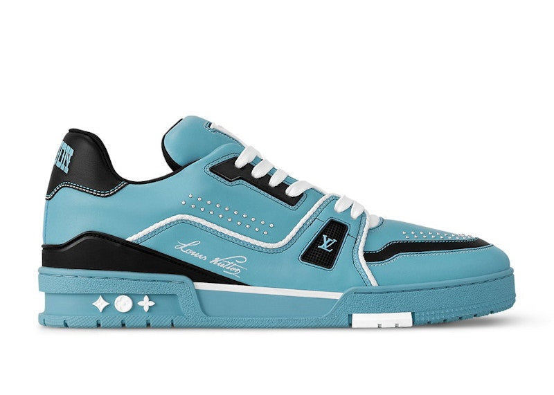 Louis Vuitton Lv Trainer Teal Blue Black