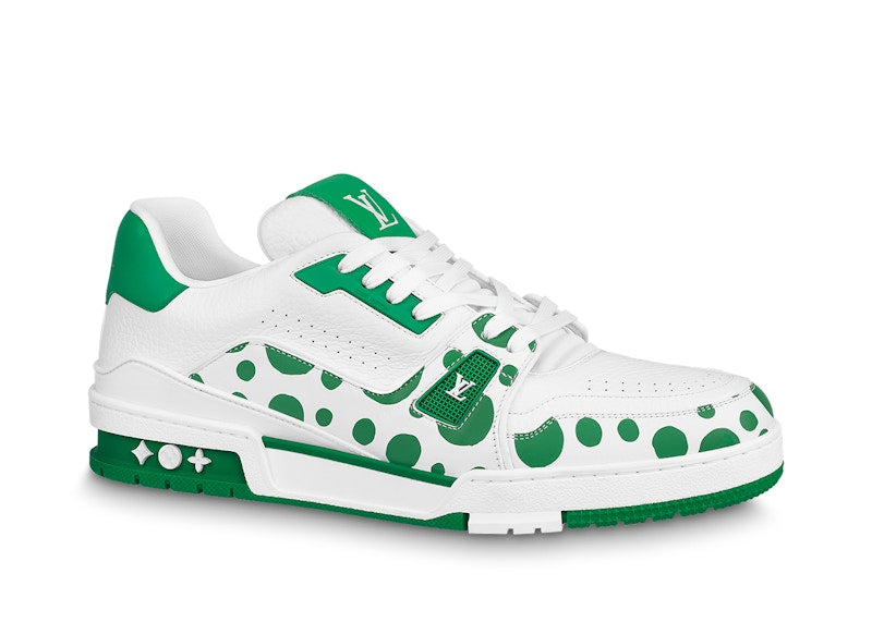 Louis Vuitton Lv Trainer Yayoi Kusama Green White