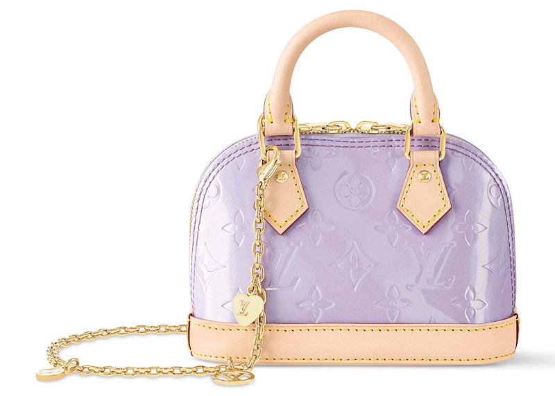 Louis Vuitton Nano Alma Glossy Lilac