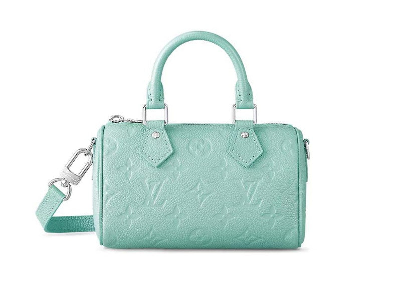 Louis Vuitton Nano Speedy Pearly Lagoon Turquoise