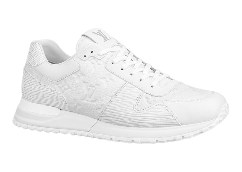 Louis Vuitton Run Away Sneaker Monogram Embossed Leather White