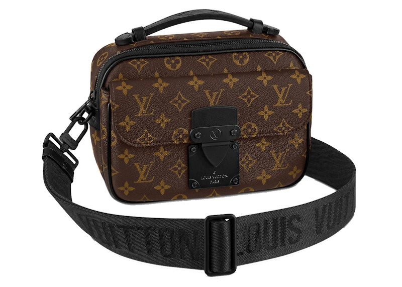 Louis Vuitton S Lock Messenger Monogram Macassar Brown