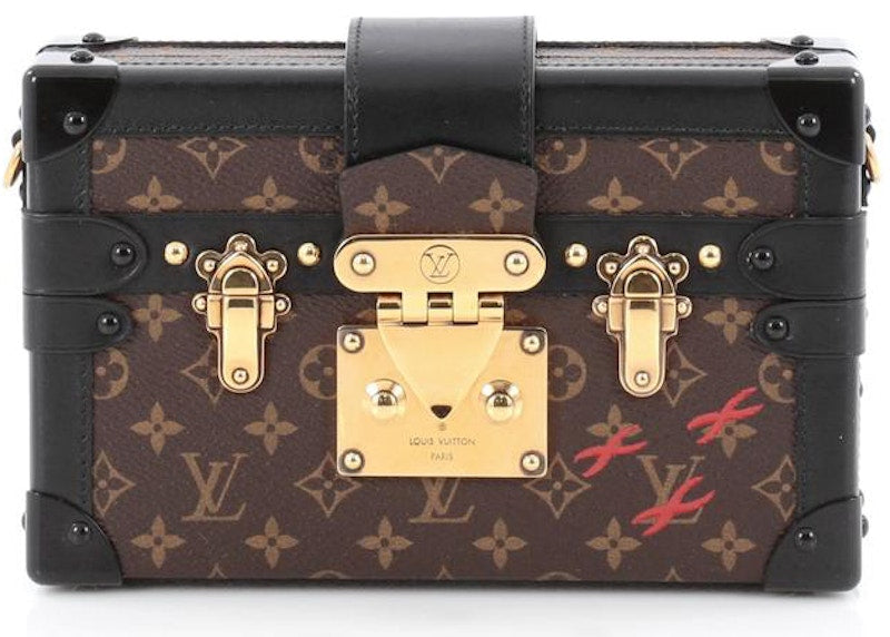 Louis Vuitton Petite Malle Monogram Black/Brown