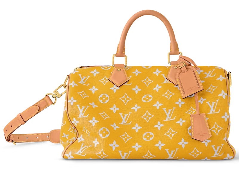 Louis Vuitton Speedy P9 Bandoulière 40 Monogram Leather Jaune Mat