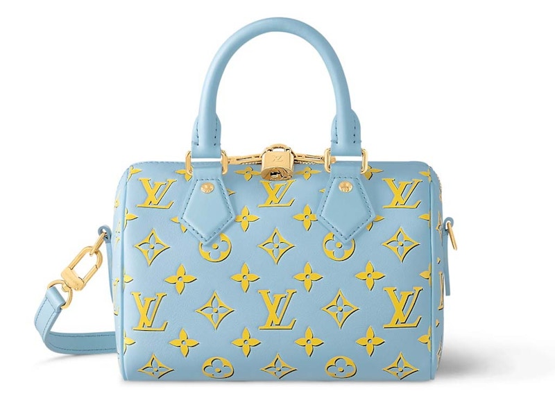 Louis Vuitton Speedy Bandouliere 20 Baby Blue