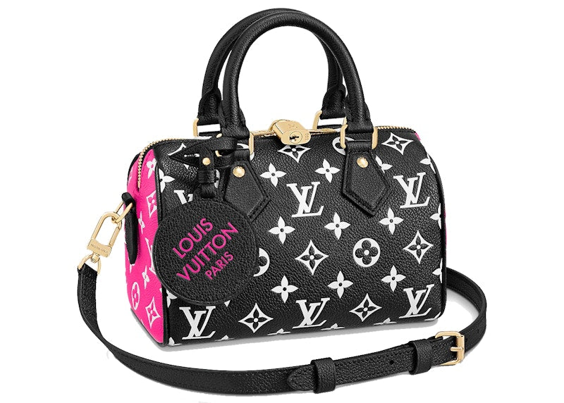 Louis Vuitton Speedy Bandouliere 20 Black/White