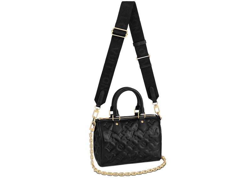 Louis Vuitton Speedy Bandouliere 22 Black