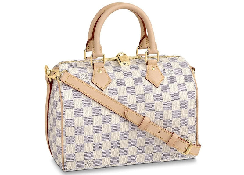 Louis Vuitton Speedy Bandouliere Damier Azur 25 White/Blue