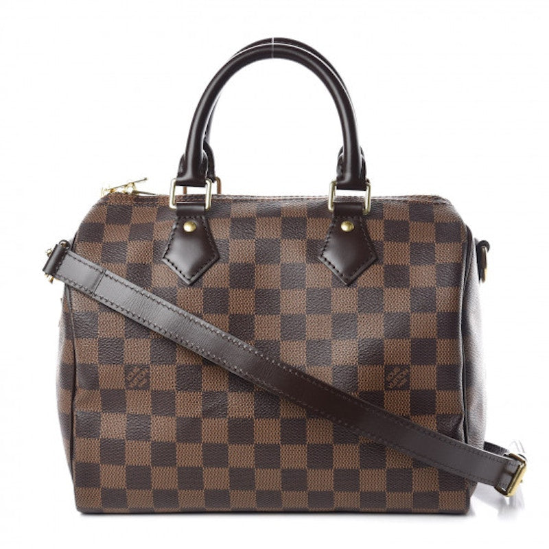 Louis Vuitton Speedy Bandouliere Damier Ebene (Without Accessories) 25 Brown