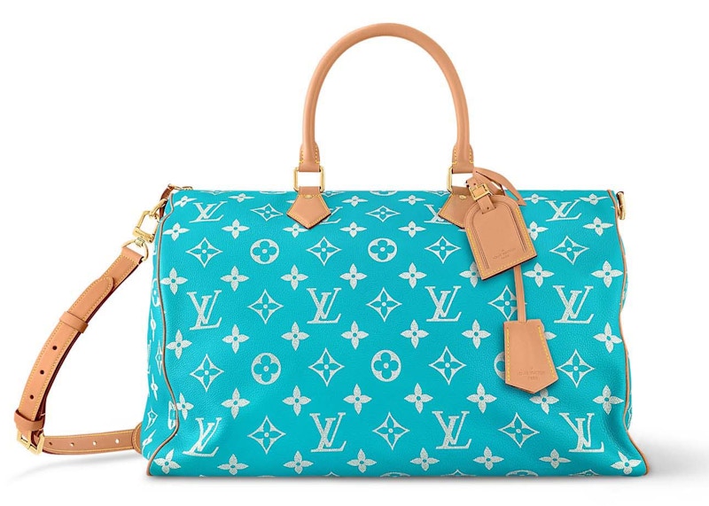 Louis Vuitton Speedy P9 Bandouliere 50 Turquoise