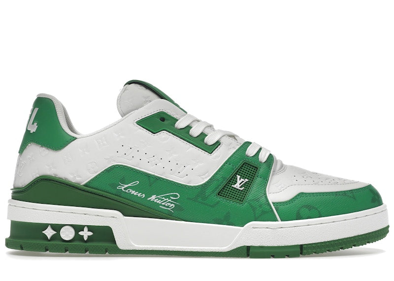 Louis Vuitton Trainer #54 Signature Green White