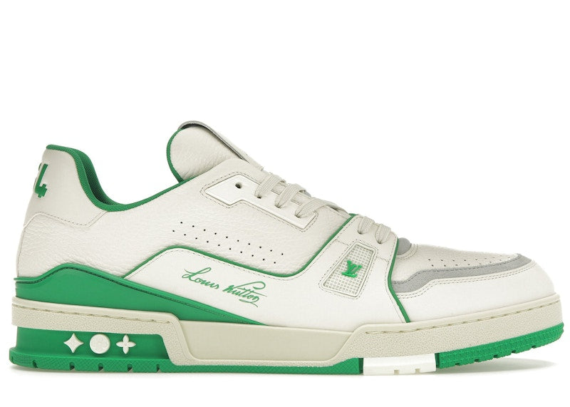 Louis Vuitton Trainer #54 Signature White Green