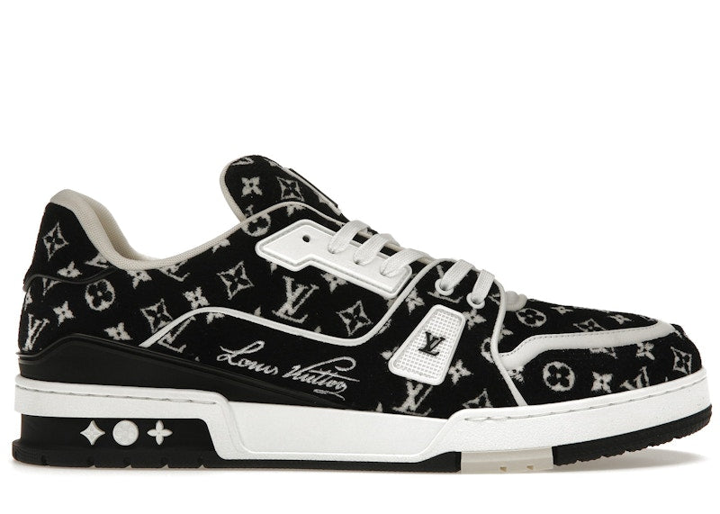 Louis Vuitton Trainer Black Monogram Textile