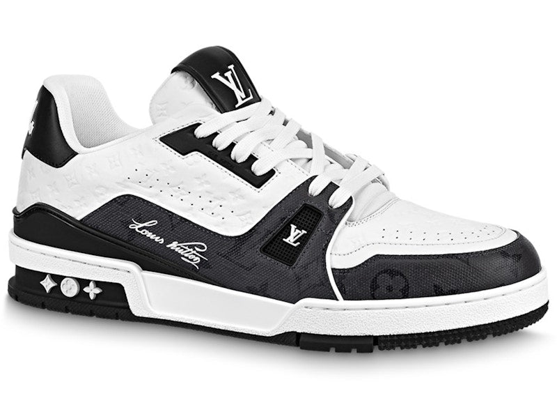 Louis Vuitton Trainer Black White Mini Monogram