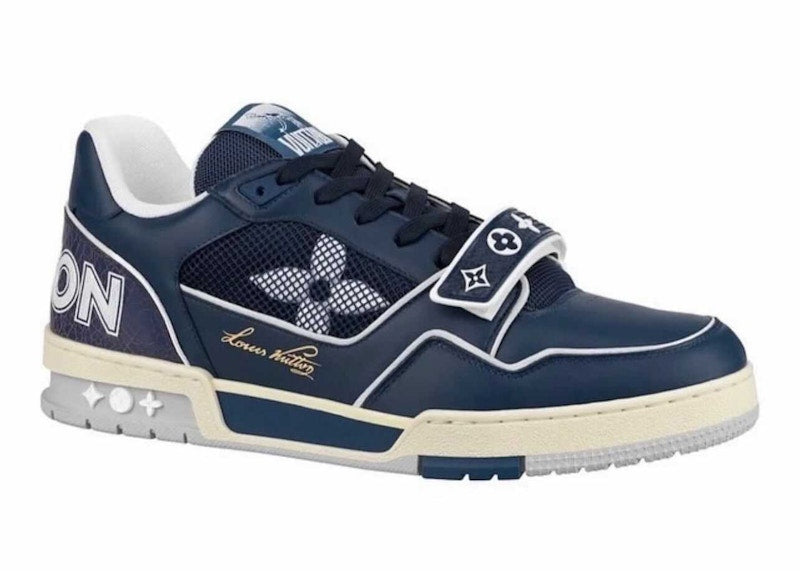 Louis Vuitton Trainer Navy Mesh