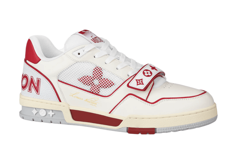 Louis Vuitton Trainer Red Mesh