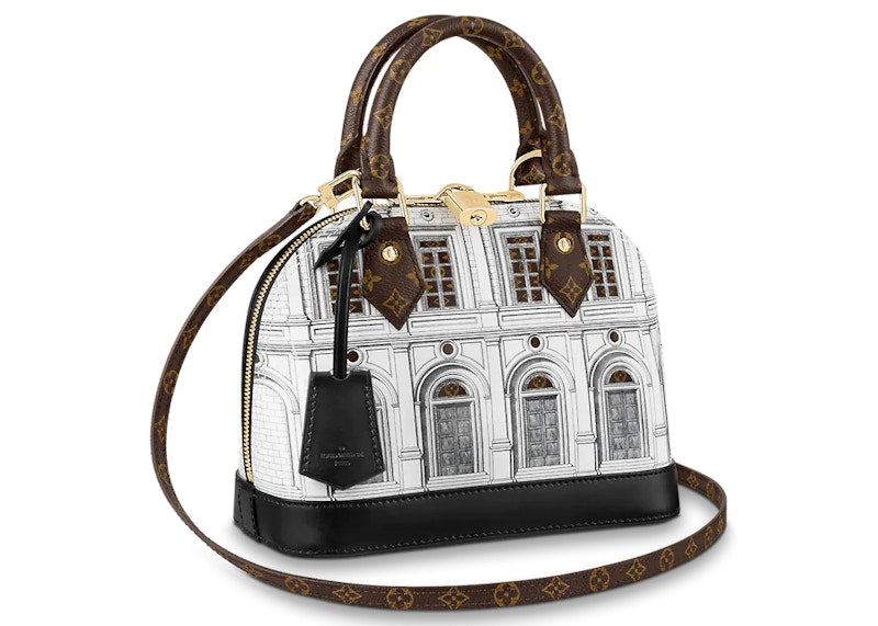 Louis Vuitton X Fornasetti Alma Bb Black/White