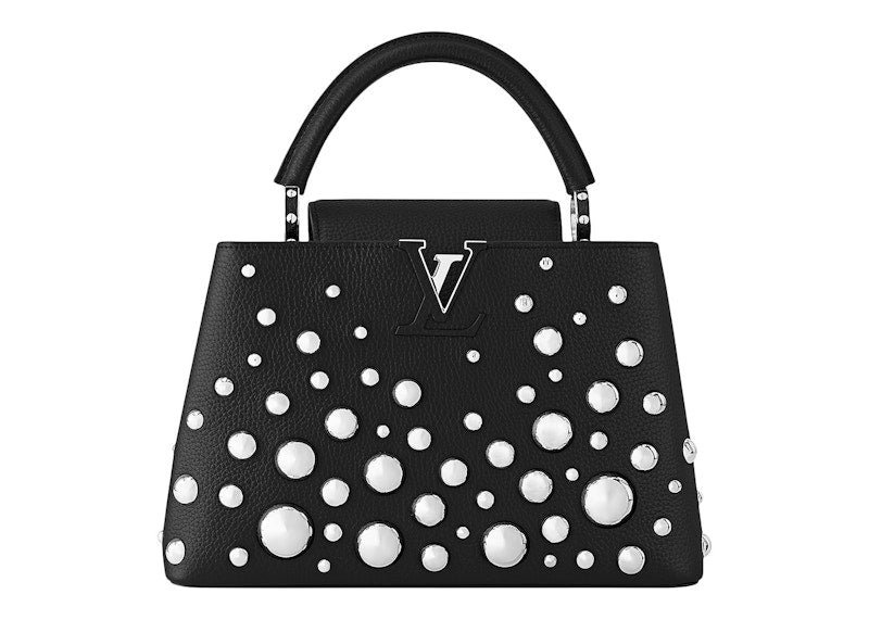 Louis Vuitton X Yayoi Kusama Capucine Mm Black