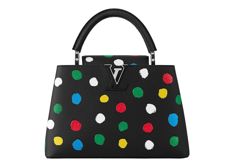 Louis Vuitton X Yayoi Kusama Capucines Mm Black