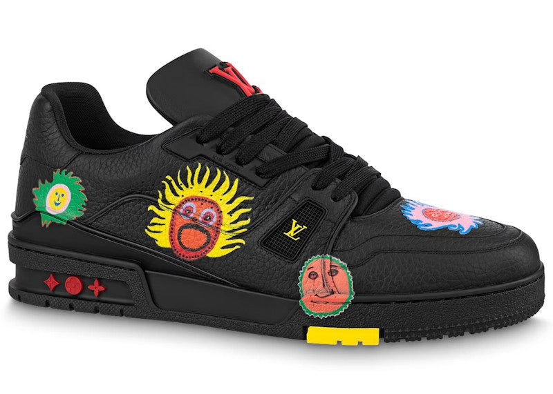 Louis Vuitton X Yayoi Kusama Trainer Black Print