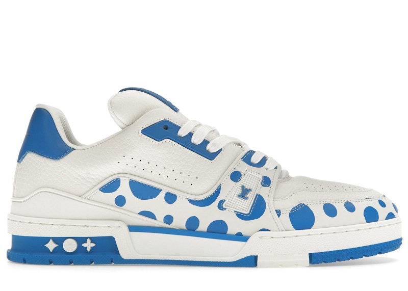 Louis Vuitton X Yayoi Kusama Trainer White Blue