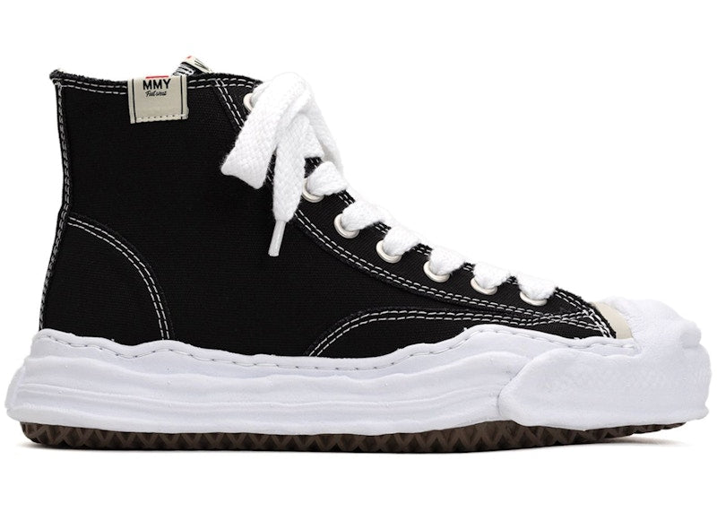 Maison Mihara Yasuhiro Hank Og Sole Canvas Hi Black White