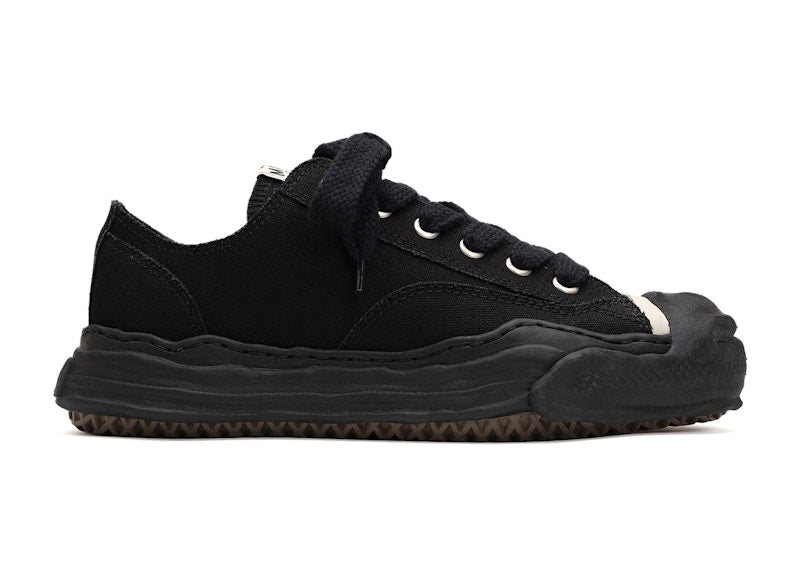 Maison Mihara Yasuhiro Hank Og Sole Canvas Low Black Black