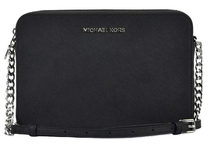 Michael Kors Jet Set East West Crossbody Bag Large Black