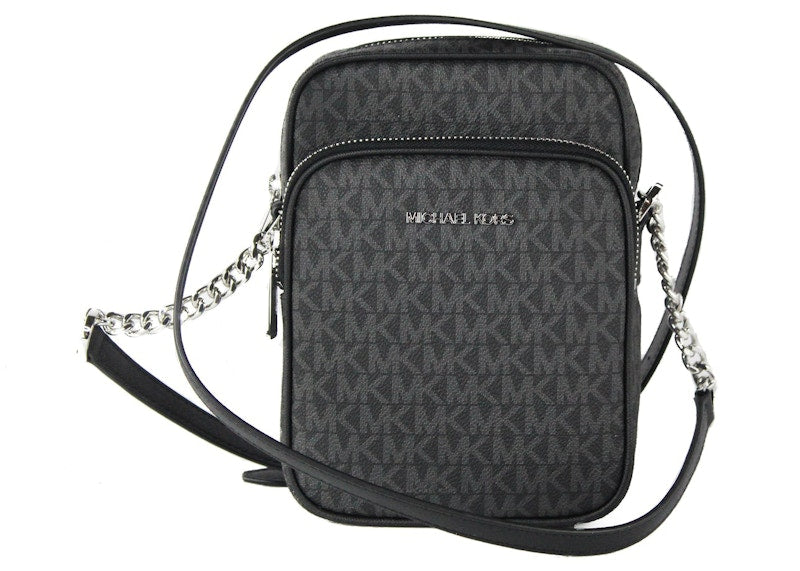 Michael Kors Jet Set North South Crossbody Bag Medium Black