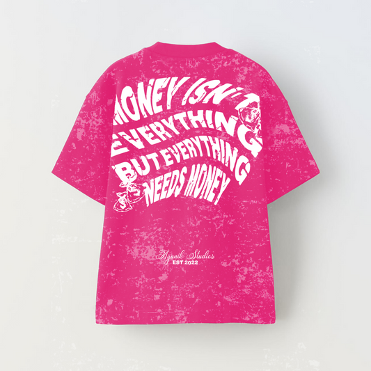 CASH CREED TEE ( HOT PINK )