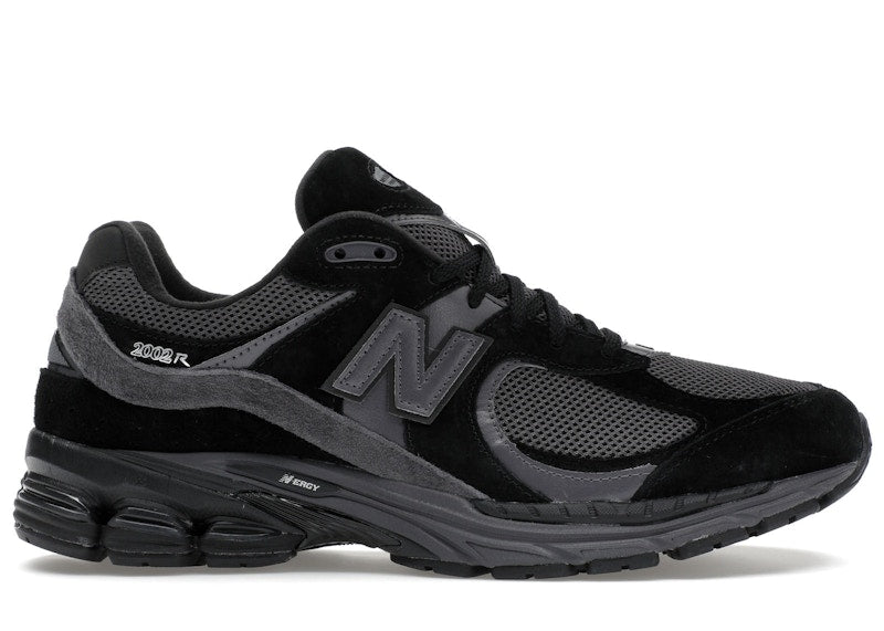 New Balance 2002R Black Dark Grey