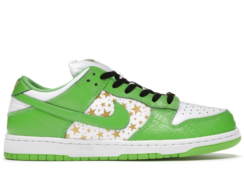 Nike Sb Dunk Low Supreme Stars Mean Green (2021)