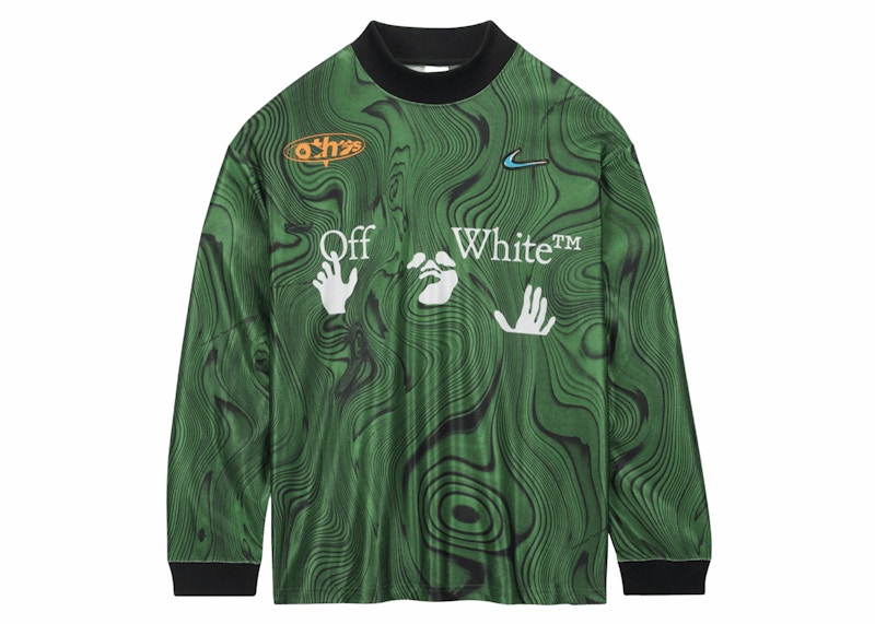 Nike X Off-White Allover Print Jersey (Asia Sizing) Kelly Green