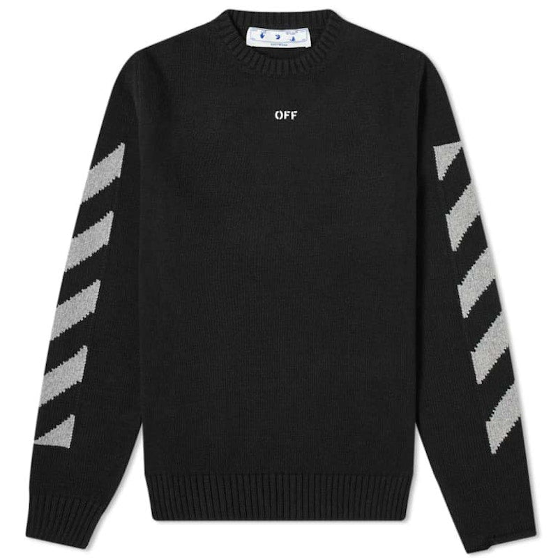 Off-White Arrow Crewneck Sweater Black