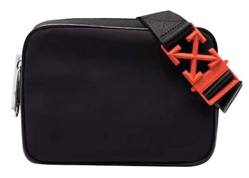 Off-White Arrow Plaque Nylon Bum Bag Black/Orange