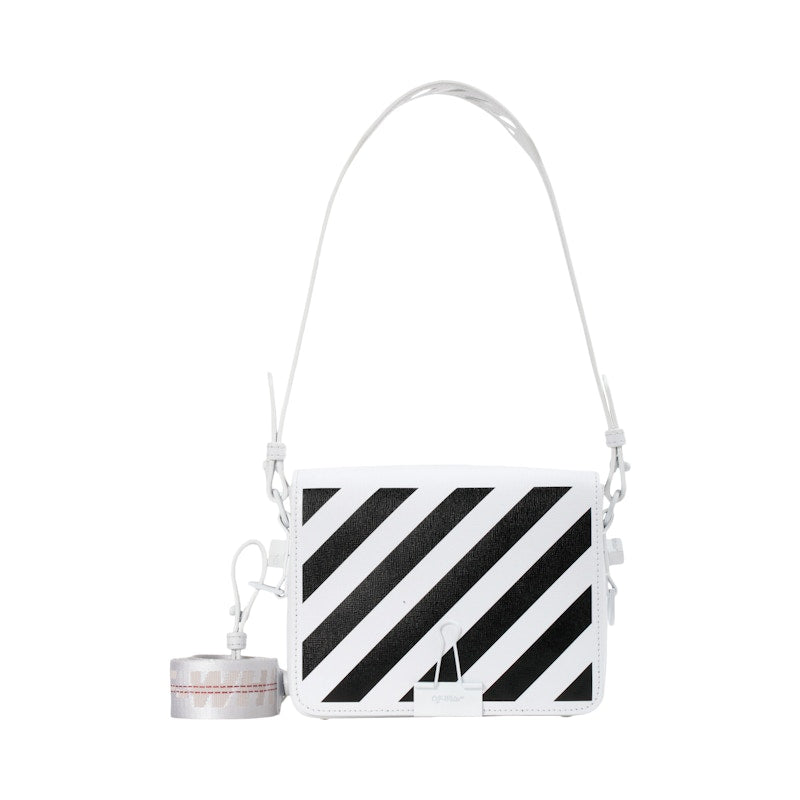 Off-White Binder Clip Bag Diag White Black