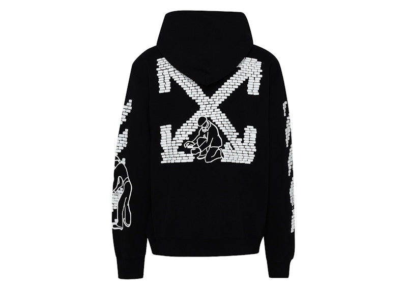 Off-White Brick Arrows Hoodie Black