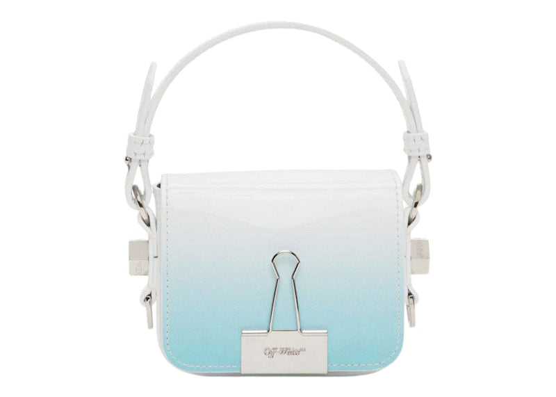 Off-White Degrade Baby Flap Bag Light Blue