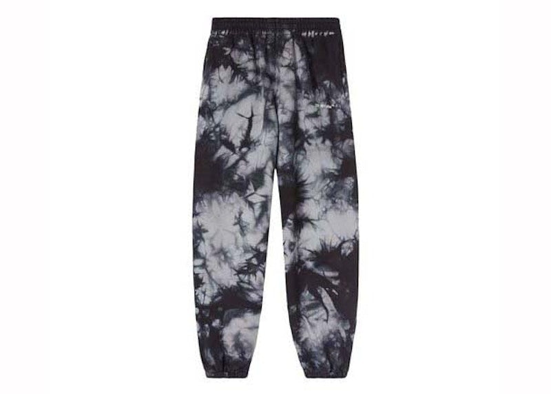 Off-White Diag Tie Dye Slim Sweatpant Warm Grey