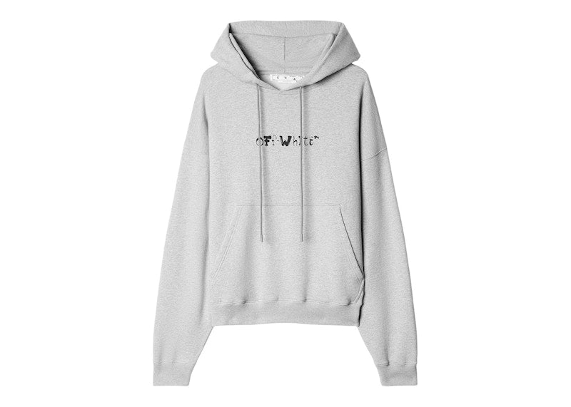 Off-White Faces Skate Hoodie Grey/Black