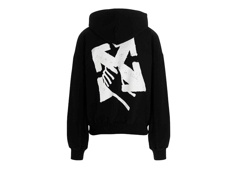 Off-White Hand Arrow Boxy Hoodie Black/White