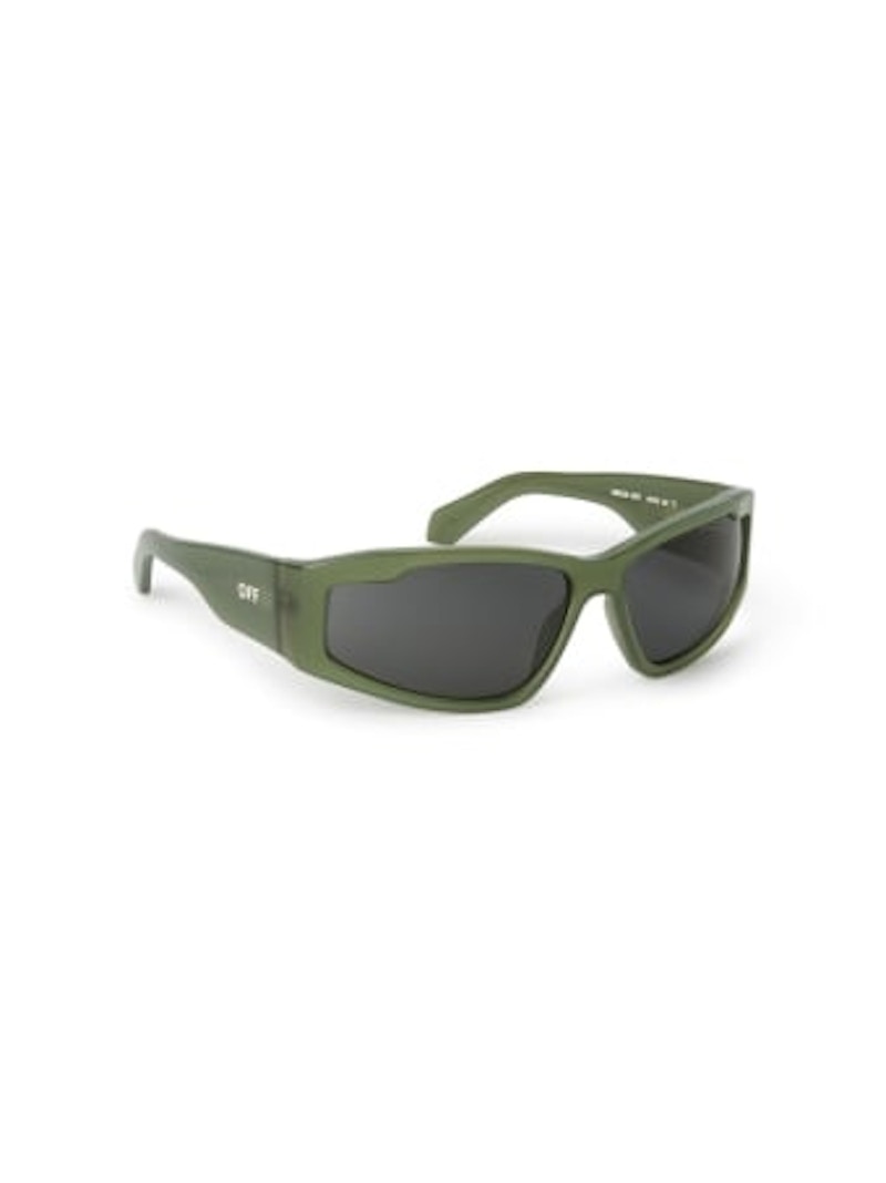 Off-White Kimball Sunglasses Olive Green/Dark Grey/Grey (Oeri118S24Pla0015707-Fr)