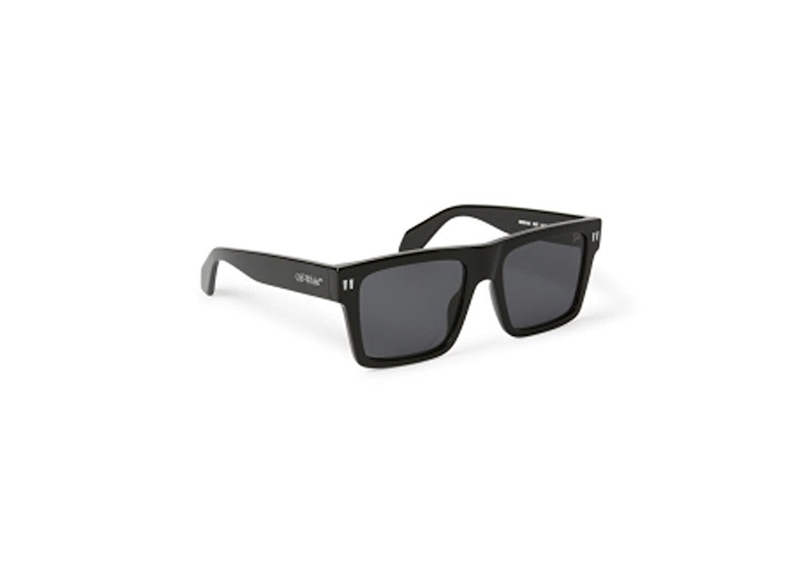 Off-White Lawton Square Sunglasses Black/Dark Grey (Oeri109S24Pla0011007-Fr)