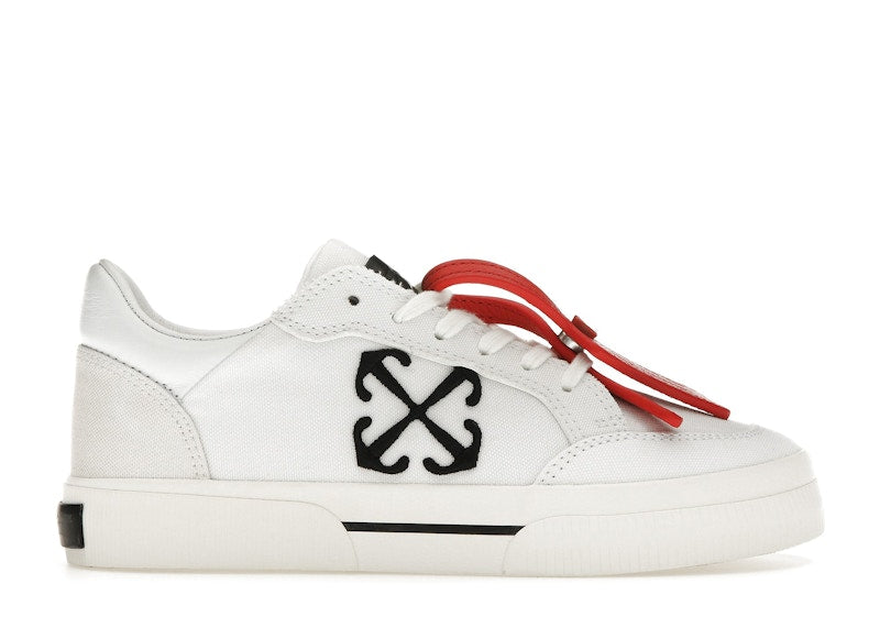 Off-White New Low Vulcanized White Black (Women's)